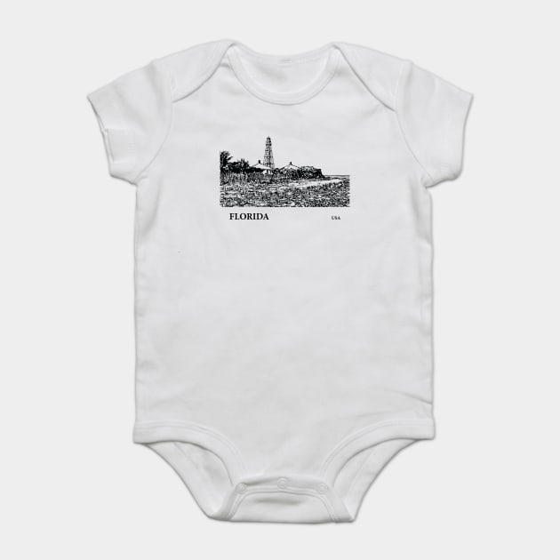 Florida USA Baby Bodysuit by Lakeric